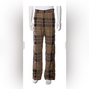 Vivienne Westwood MAN Lined Plaid Trousers EU 52 (34 x 33)